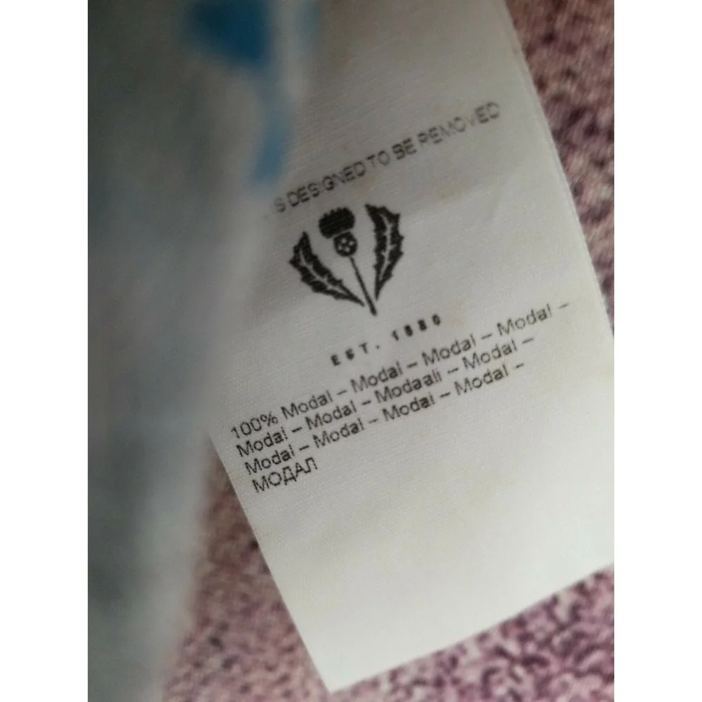 V FRAAS‎ The Scarf Company Gray Multicolor Paisley Modal Rectangle Scarf 35 x 68